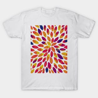 Watercolor brush strokes - multicolor T-Shirt